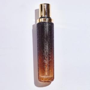 Factory Wholesale Custom Logo Round Brown 30ml-120ml Glass <strong>Cosmetic</strong> Skincare Bottles Set - Product Image 2