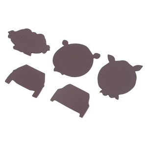 Aimants en caoutchouc réfrigérés personnalisés puissants, autocollants adhésifs, aimants puissants de la marque ZOG, indice de flux 50kGmm - Product Image 5