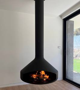 OEM/ODM tetto moderno <span class=keywords><strong>camino</strong></span> sospeso <span class=keywords><strong>a</strong></span> soffitto <span class=keywords><strong>stufa</strong></span> <span class=keywords><strong>a</strong></span> <span class=keywords><strong>legna</strong></span> per la casa caminetto decorativo <span class=keywords><strong>a</strong></span> sospensione - Product Image 4