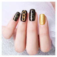Vernis à ongles en gel craquelé 15 ml, couleurs écaille de tortue, art des ongles, laque, gel craquelé automatique UV pour salon de manucure