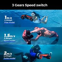 Scooter Subacuático Sublue Navbow Plus con Doble Motor, 3 Velocidades, 60 Minutos de Autonomía, 131 pies de Alcance, Soporte para Cámara, para Snorkel y Piscina