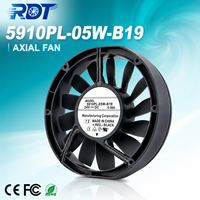 Ventilateur axial industriel 24V DC 5910PL-05W-B19 pour armoire de commande, refroidissement d'équipement, pièce de rechange pour ventilation