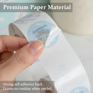 Custom waterproof BOPP vinyl <b>logo</b> design: self-adhesive gold foil <b>stickers</b>, roll-form, glossy or matt finish - Product Image 2