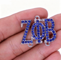 Colgante Redondo Personalizado ZPB Zeta Phi Beta, el Más Vendido, para Decoración de Collares y Pulseras, Venta al por Mayor