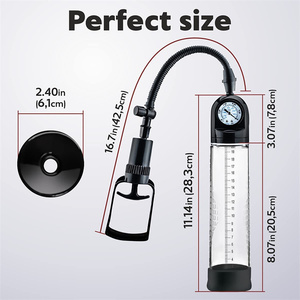 Penis <strong>Pump</strong> <strong>Vacuum</strong> <strong>Pump</strong> Toy for Adult Big Dick Erection Trainer,Manual <strong>Vacuum</strong> Penis <strong>Pump</strong> Air Enlarger Extender <strong>Pumps</strong> - Product Image 5