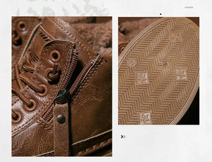 Zapatos de Hombre para Invierno, Nuevas Botas de Nieve, Zapatos Casuales Cálidos para Trabajar, Zapatos de Algodón - Product Image 4