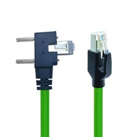 Câble Ethernet Gigabit Catégorie 6A à double blindage et verrouillage pour Servo EtherCAT