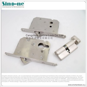 Lửa đánh giá an ninh cửa trượt Lỗ mộng <span class=keywords><strong>hookbolt</strong></span> khóa Set thép không gỉ 304 hộ gia đình im lặng cửa xử lý khóa - Product Image 6