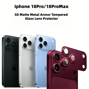 <span class=keywords><strong>Film</strong></span> <span class=keywords><strong>de</strong></span> protection d'écran en verre trempé 3D 9H mat en alliage d'aluminium, couverture intégrale pour iPhone 15 16 17 18 Pro Max Plus Air Fold - Product Image 2