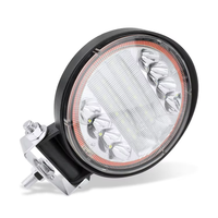 Luz DE TRABAJO Led 4 pulgadas 72W Redondo 55mm Camión Luces de conducción LED Off Road con halo rojo Luz De Trabajo Led 4 pulgadas 72W