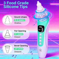 Aspirateur nasal électrique à piles, aspiration réglable, faible bruit, musique, doux, sûr, élimination des mucosités, confortable, usage domestique