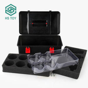 HS oyuncak 12 adet <span class=keywords><strong>Mini</strong></span> plastik patlama iplik üst çocuk Gyro fırıldak oyuncağı ile saklama kutusu toptan - Product Image 4