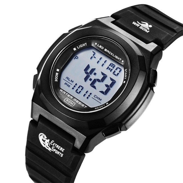 SINOBI High Quality Sport Luminous Digital Watch Calendars Original Factory Wholesale Chronograph Water Resistant 3BAR Unisex