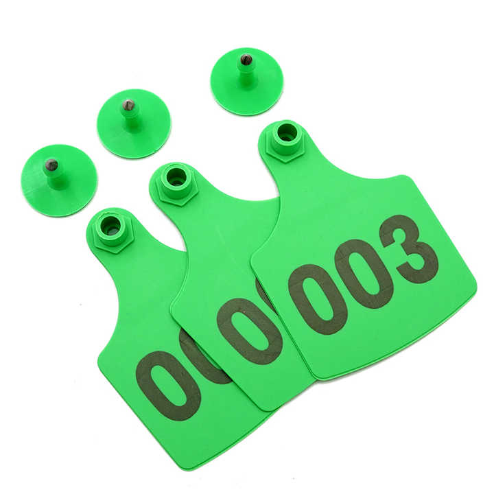 Marchi Auricolari Numerati Per Bovini - 100 Pezzi Con Numerazione Da 001 A 1000 - Foto 9