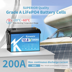 Kepworth 12V 300Ah可充电锂电池深循环Lifepo4电池组，用于储能Lifepo4电池12.8v 300Ah - Product Image 4