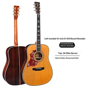 <span class=keywords><strong>Chitarra</strong></span> <span class=keywords><strong>Acustica</strong></span> Folk Wodison di Alta Gamma per Mancini, Completamente in Legno Massello con Pickup Elettrico, Misure 41" e 40" - Product Image 6