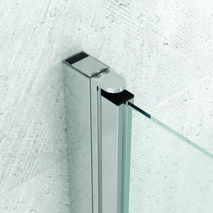 Kamalu KS7000-Cabina de ducha de 90x60cm, con puertas correderas laterales fijas y plegables de 60cm para dormitorio y baño - Product Image 5