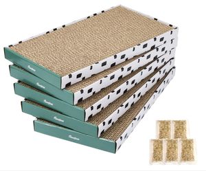 Duurzame Corrugate Krabplank Kitty <span class=keywords><strong>Sofa</strong></span> Lounge Bed Voor Indoor Katten Kat Krabber Kartonnen Kras Pad Met Doos - Product Image 4