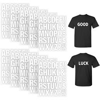 Transferts DTF en gros : lettres et chiffres, papier transfert thermique, film PET pour sérigraphie, autocollants vinyle direct pour T-shirts