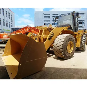 Le grand équipement de chargement utilisé Caterpillar 980G a utilisé le chargeur de pneu à vendre le chargeur CAT 980G 980F à vendre