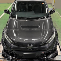 Capot avant en fibre de carbone sèche style GM pour GR YARIS GXPA16