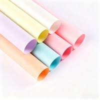 Corée Opaque Floral Cadeau Imperméable Écologique Coloré Papier D'emballage pour Emballage Fleurs Fraîches et Produits Floraux