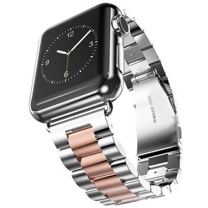 De acero inoxidable de Correa para Apple bandas de reloj de 42mm 38mm 44mm 40mm pulsera banda iwatch <span class=keywords><strong>serie</strong></span> <span class=keywords><strong>6</strong></span> <span class=keywords><strong>iPhone</strong></span> 5 4 3 - Product Image 6