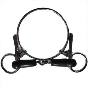 Bocado de Anillo Suelto de Alta Calidad, Plateado y Dorado, de Acero Inoxidable de Una Sola Articulación con 6 Mordedores Adicionales, Ideal para Montar a Caballo - Product Image 3