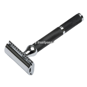 มีดโกนแบบขอบสองด้านทำจากทองเหลืองทนทานสำหรับการดูแลผิวหน้าและใต้วงแขน - Product Image 1