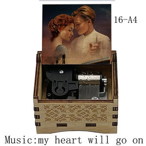 <span class=keywords><strong>Mi</strong></span> corazón irá en caja de música de madera cajas musicales antiguas caja de música de madera regalos <span class=keywords><strong>para</strong></span> amante <span class=keywords><strong>novio</strong></span> novia marido esposa - Product Image 3