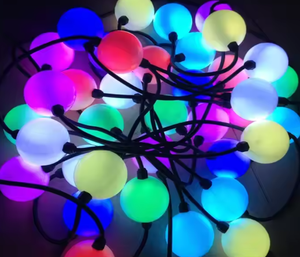 핫 세일 야외 정원 LED 축제 조명 AC 전원 플라스틱 문자열 전구 장식 및 조명 - Product Image 5