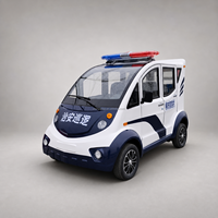 Voiture de patrouille électrique 4 places 48V 60V 72V pour le campus, la communauté, les centres de villégiature, les hôtels et la sécurité