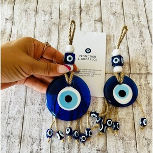 Hot Sale China Good Price Islamic Glass Turkish Evil Eye Key Chain for Decoration Resin Blue Evil Eye Pendant Keychain Alloy