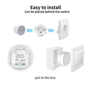 สวิตช์อัจฉริยะ sixwgh Tuya สวิตช์ไฟไร้สาย Wi-Fi 16A 100-240V ควบคุมด้วยเสียงผ่าน <span class=keywords><strong>alexa</strong></span>/google Home - Product Image 3