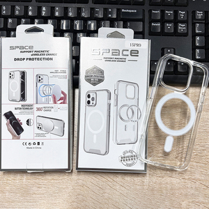 Từ Không Gian Trường Hợp A33 Acrylic + TPU Trường Hợp Đối Với <span class=keywords><strong>iPhone</strong></span> 17 16 15 14 13 12 11 Pro Max Không Gian Trong Suốt Thiết Kế Bao Gồm 8 Cộng Với - Product Image 2