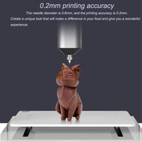 Imprimante 3D alimentaire à jet d'encre pour la maison et la cuisine, pour la pâtisserie, les cartes et l'impression sur tubes