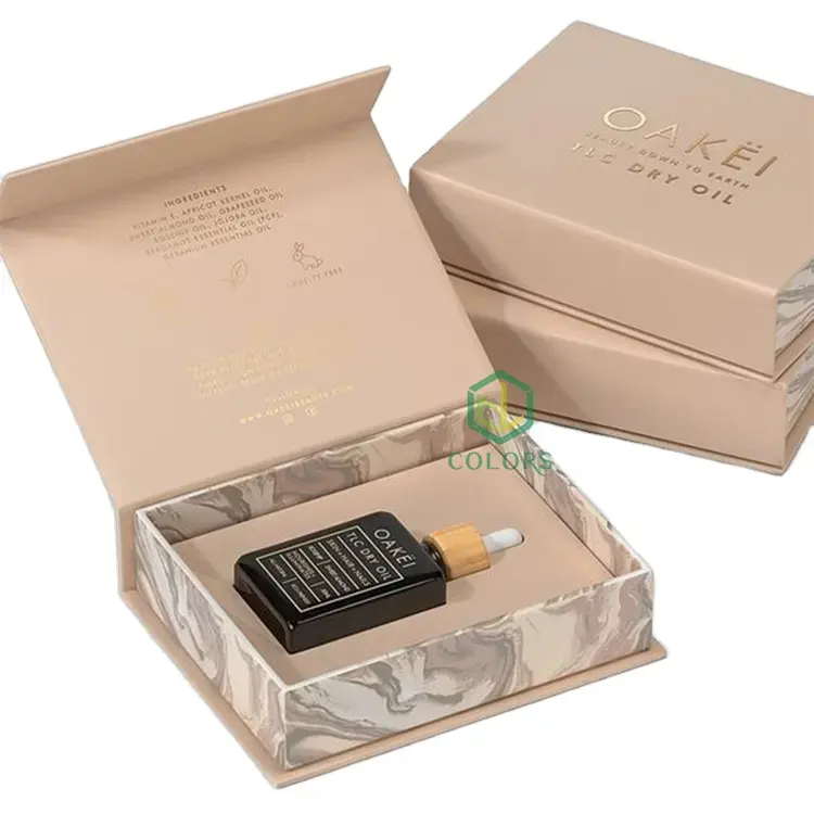 Custom Serum Roller Essential Oil Dropper Bottle Packaging Box for Cosmetics Perfume Bottle
