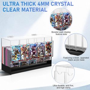 Exhibidor Acrílico Transparente de 3 Niveles para Cartas Coleccionables, Resistente al Agua, Ecológico, para Exhibición de Colecciones de Cartas - Product Image 6