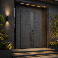 Portail piétonnier de villa moderne en aluminium gravé CNC, panneau personnalisé pour entrée extérieure de jardin, cour et projets de rénovation de maison