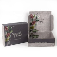 Caja de Cartón Corrugado Plegable con Cierre Personalizada, Impresa con Logotipo, para Bolsas de Café y Empaquetado de Granos de Café