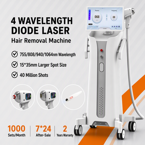 2400W Big Spot Size Diyot Lazer Epilasion Cihazi 808nm Lazer Diyot Profesyonel 4 Wavelength Diode Laser Hair Removal Machine - Product Image 1