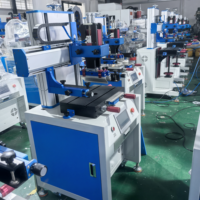 Imprimante sérigraphique semi-automatique à 6 stations pour gobelets en plastique, bouteilles en verre, cartes - Nouvelle machine d'impression de motifs pour boissons