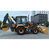 Backhoe Loader XC8-C2570 Harga Pabrik 74kw Wheel Loader dan Excavator Efisiensi Tinggi