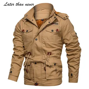 미국 크기 남성 의류 남성 면 파카 재킷 내구성 방풍 따뜻한 겨울 전술 재킷 야외 용 셰르파 안감 재킷