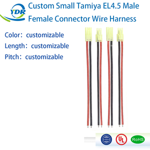 Küçük Tamiya 4.5mm Erkek Dişi Konnektörlü Kablo Demeti, RC Lipo Pil için - Product Image 1