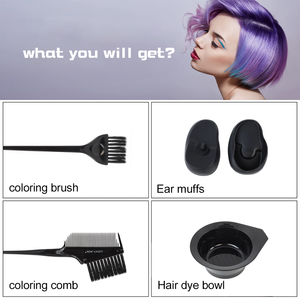 Accessoires de coiffure de salon Kit de blanchiment de teinture professionnelle Produits de coloration <span class=keywords><strong>à</strong></span> la maison Fournitures de barbier - Product Image 4