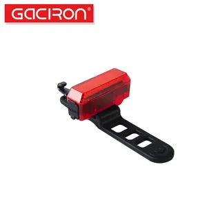 Gaciron New Arrival 15lumen 300 Degree Transparent Bike Tail Light Bicycle Accessories Light Tail