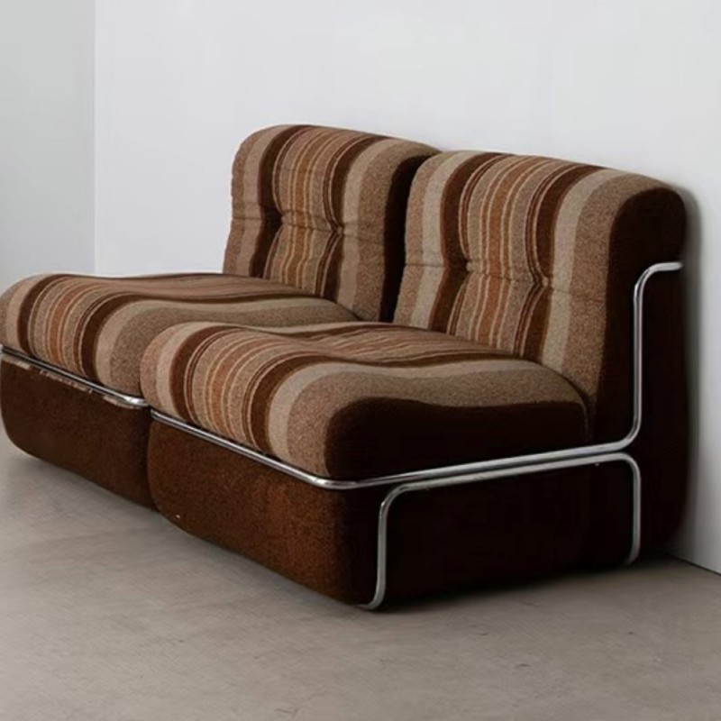 French Modern Cream Fabric Sectional Sofa
