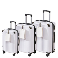 Vente en gros Sac de voyage unisexe personnalisé Ensemble de bagages 20/24/28 pouces avec roulette et serrure Ensemble de valise à la mode
