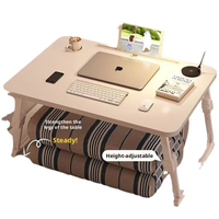 Nouvelle table pliante réglable, table sur le lit, chambre à coucher, lit simple, petite table, dortoir, bureau d'ordinateur, transfrontalier